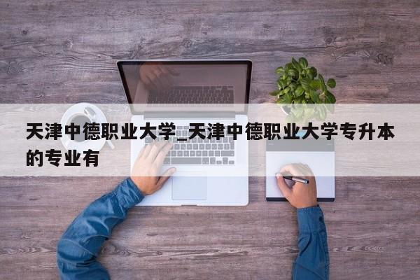 天津中德职业大学_天津中德职业大学专升本的专业有